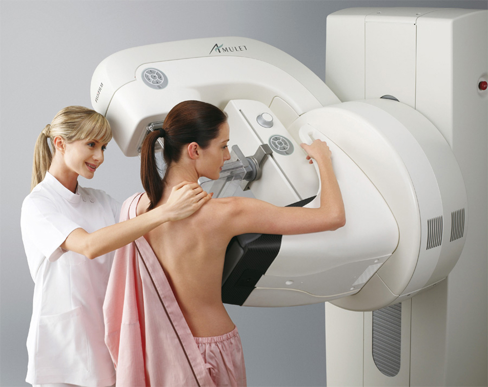 X-ray methods of examination of mammary glands