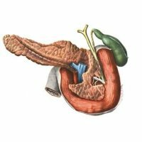 Erosion of the duodenum