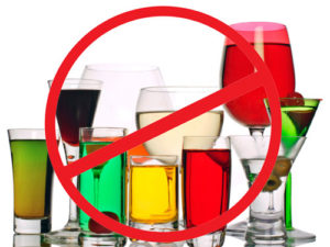 El alcohol esta prohibido