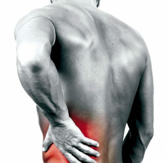 The main causes of back pain in men