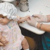 Teste de sangue para uma criança