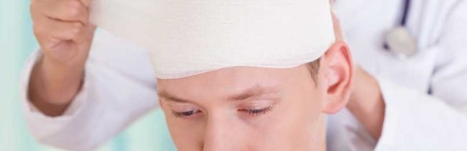 Symptomer på lukket hovedtrauma