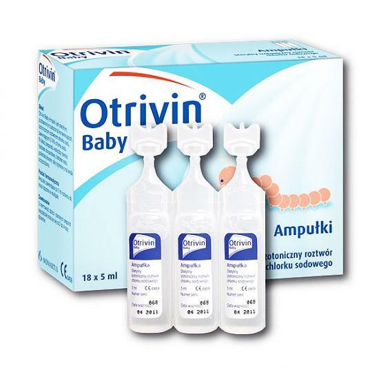 Otrivin Baby krople, instrukcje użytkowania kompleksu dla niemowląt